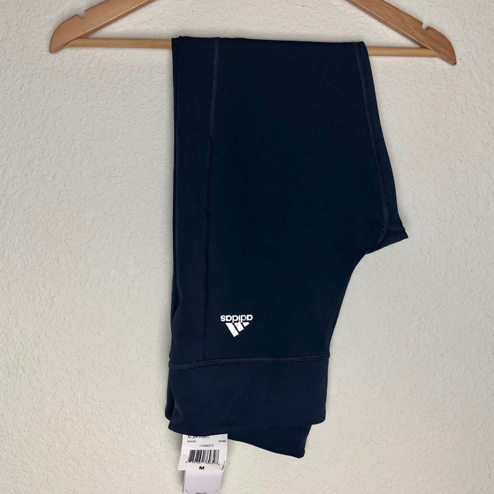 Adidas cropped running tights
